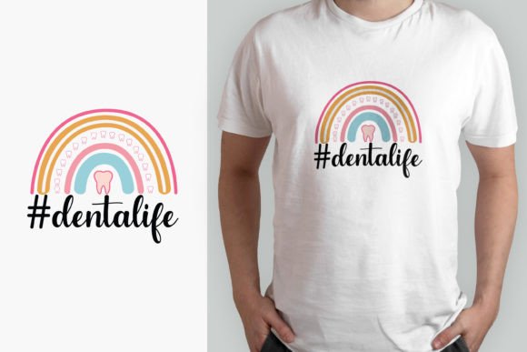 A Brand Designer's Review of the Dental Life Rainbow T-shirt Design