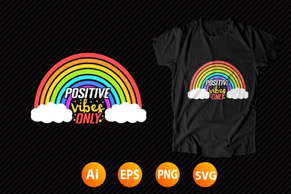A Real Publisher's Review of Rainbow T-shirt Design 26 Graphics