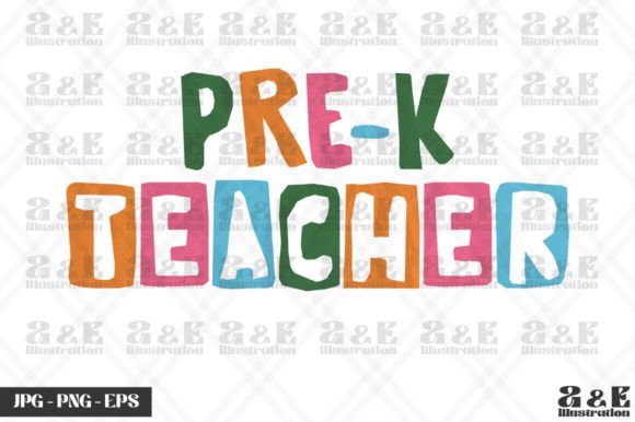 A Review of the Cute Pre-K Teacher Rainbow Text Embroidery Design