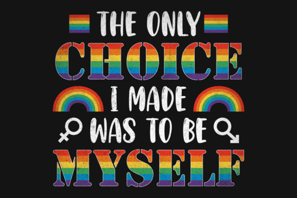 A Vibrant Pride Rainbow Typography SVG for Craft Projects