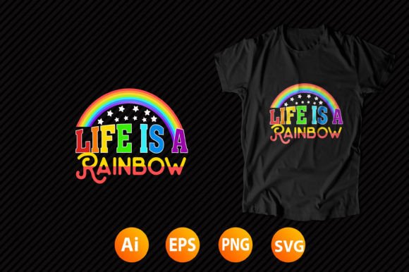 Colorful Graphics for T-Shirt Designs