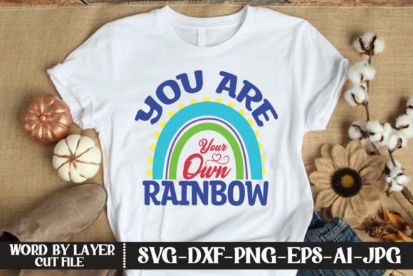 Crafting Inspiring Graphics: Your Own Rainbow T-Shirt Designs