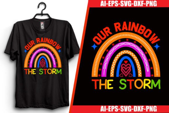 Evaluating Our Rainbow After the Storm T-Shirt Design for Commercial Use