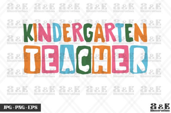 Kindergarten Teacher Rainbow Text: A Marketing Asset Review