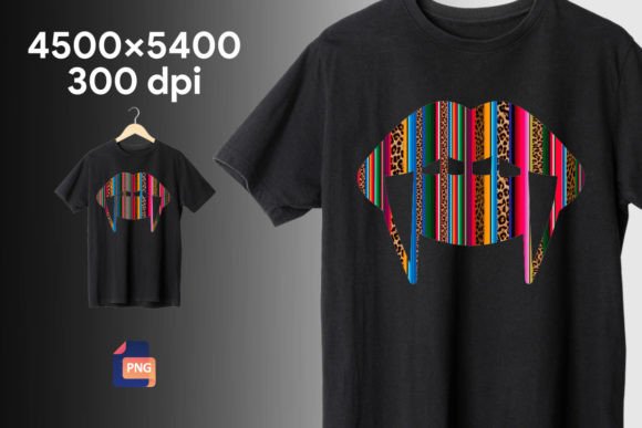 Leopard Rainbow Vampire Tie Dye Graphics for T-Shirt Designs