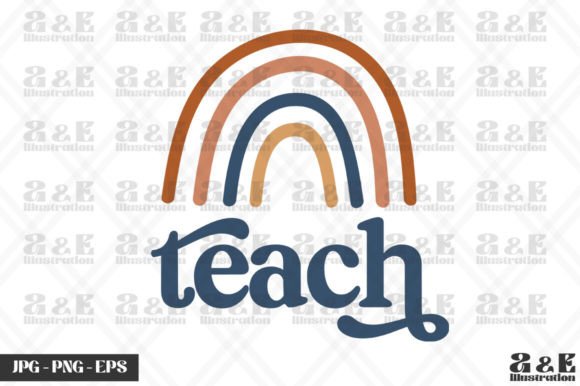 Perfecting Boho Rainbow Teacher Graphics for T-Shirt Designs
