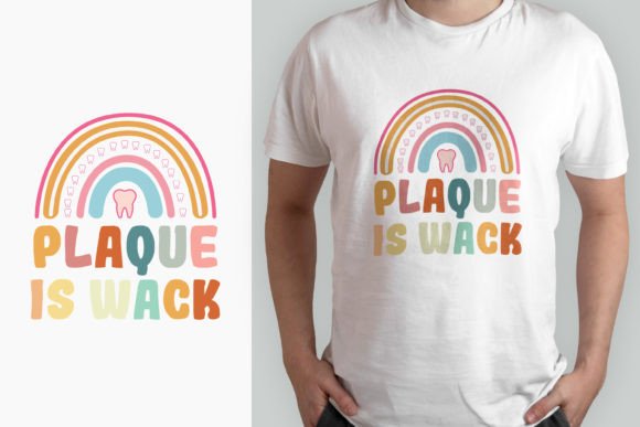 Plaque is Wack Rainbow T-Shirt Design: Graphics Review