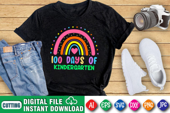 Rainbow Design Graphics for Kindergarten Celebration T-Shirt Designs