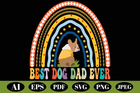 Rainbow Dog Vector Design: A Versatile Graphic for T‑Shirt Designs & Marketing