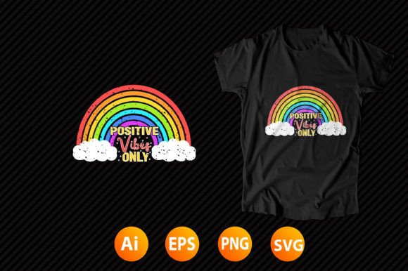 Rainbow T-shirt Design 27: Graphics & T-Shirt Designs Review
