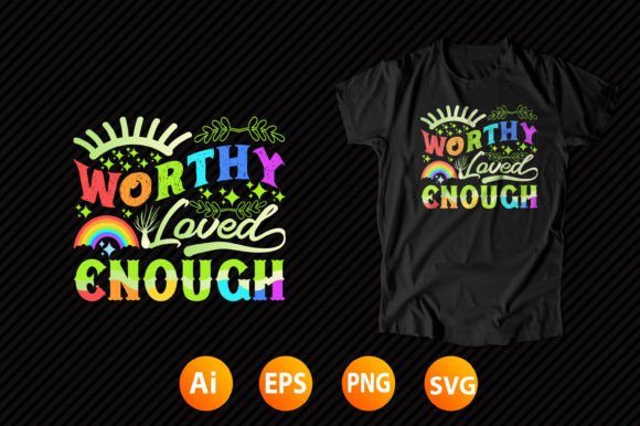 Rainbow T-shirt Design 9: A Versatile Graphic Asset for Modern Projects