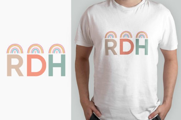 RDH Dental Rainbow: Graphics for T-Shirt Designs