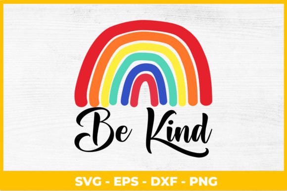 The Be Kind Loose Fit Athletic Rainbow: A Graphic Designer's Review for T-Shirt Design Assets